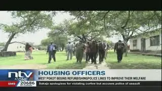 West Pokot county government refurbishes police quarters and the station