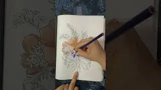 🪻🌼Relaxing Flowers Coloring 🌾🪻#flowers#adultcoloring#coloriage#fleurs#ausmalen#blumen#colorare#fiori