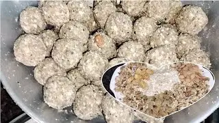#Hyderabadi panjiri ke laddu winter season will be strong & health  ||... 
