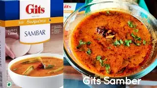 Gits Sambar recipe, Gits Sambhar masala,  Gits Sambhar mix review, Gits Samber recipe in hindi