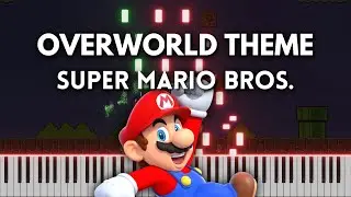 Overworld Theme - Piano Tutorial / Cover (Super Mario Bros.) FREE MIDI
