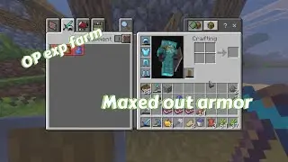 OP sliver fish exp farm and maxed out armor Minecraft hardcore world #3￼