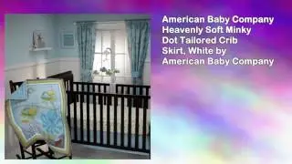 American Baby Company Heavenly Soft Minky Dot Portable mini