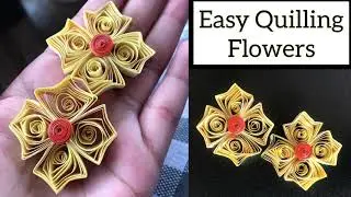 How To Make Easy Paper Quilling Flowers | Quilling Flowers