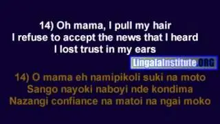 Maya Simaro Lutumba English Translation of the Lyrics, Paroles en Lingala
