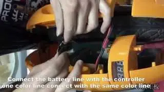 D&eacute;montage monocycle roue &eacute;lectrique F-Wheel Dolphin pour r&eacute;paration