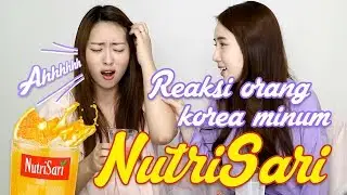 Reaksi orang korea minum NutriSari 누트리사리를 처음 마셔본 한국인들의 반응?!!