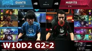 Misfits vs Giants | Game 2 S7 EU LCS Spring 2017 Week 10 Day 2 | MSF vs GIA G2 W10D2