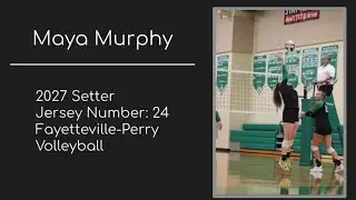 Fayetteville-Perry vs Peebles Volleyball