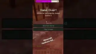 I'm bad at Hardcore lmao 💀 #shorts #minecraft #twitch #twitchstreamer