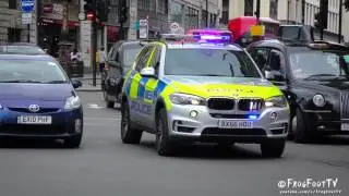 London Police Armed Response and London Ambulances responding code 3