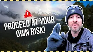 Photographing the Routeburn Track but it's closed due to avalanches