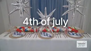 DIY 4th of July Table Setup | Easy & Festive Decor Ideas! | Tableclothsfactory.com