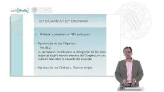 Leyes orgánicas y leyes ordinarias |  | UPV