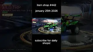 Rocket League ITEM SHOP Daily #442 (25th January 2026) #rocketleague #shorts