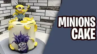 Easy Minions Cake - Birthday Cake Ideas by Tazela #shortvideos