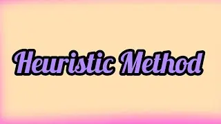 Heuristic Method of teaching|BEd. 2nd sem.| #bed #english #education #lifescience #physicalscience📝