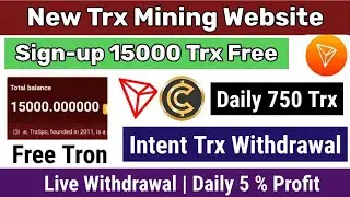 \\ N Title: TRX mining profit, capital security, stable income, be your own boss, cultivate \\
