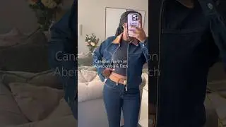 Denim on Denim for fall #fallfashion #falltryonhaul #fashionstyle