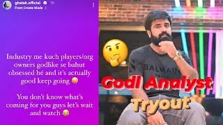 Ghatak Insta Story - Caster reacts 😳😳GodL Analyst Tryout??🔥#jonthan #bgmi #godlike