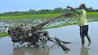 User Friendly 11HP Hand Tractor for Farming Machinery Plowing Leveling Topsoil