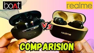 Best ANC Earbuds under 2000 ⚡️ Boat Airdopes 141 ANC VS Realme Buds T300 Comparison!