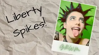 My first time: putting my short hair into liberty spikes!
