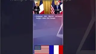 Macron Trump press brief in 60 sec|Trump & Macron View: Ukraine Peace Talks Exposed #trump