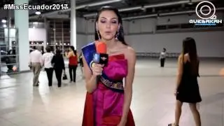 Nicole Hidalgo, candidata a Miss Ecuador 2017 env&iacute;a un saludo a Quebakan.com