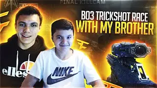 BO3 Trickshot Race Against my Brother! SICK SHOT!
