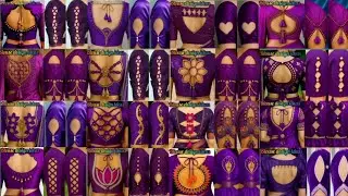 blouse designs 2026/back neck designs for blouse/purple colour blouse designs/baju designs#sleeves​ 