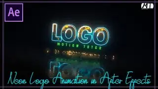 Neon Logo Animation in After Effects - After Effects Tutorial - Amazing Intro