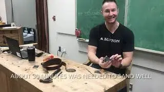 Leather Belt - Making the Buckle