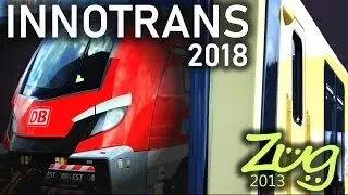 TOP10 Neue deutsche Z&Uuml;GE | Innotrans 2018 mit Skoda Dosto NIM, BR484, RRX, Talent 3 u.s.w.