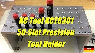 KC Tool KCT8301 - 50-Slot Aluminum Precision Tool Holder
