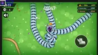 Snake Tournament Facebook Games(I change skin and won became the King so long)