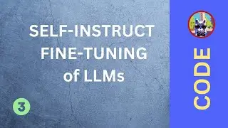 The ALPACA Code explained: Self-instruct fine-tuning of LLMs