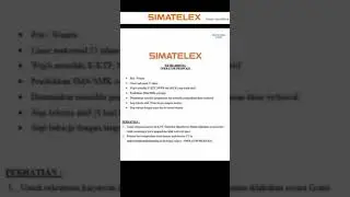 PT. Simatelex Manufactory Batam ( Operator Produksi dan Shipping Clerk )