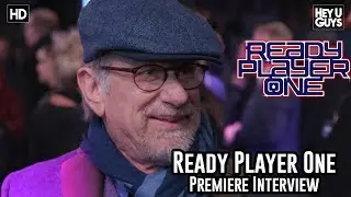 Steven Spielberg on the technology and the nostalgia of Ready Player One - Premiere Interview