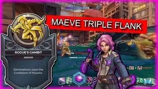 🕵🕵Paladins Maeve Rogue's Gambit Legendary Card Triple Kill 🕵🕵ob44