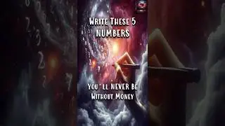 Write These 5 NUMBERS and You'll Never Be Without MONEY Again #shorts #ritual  #money #wealth #tarot