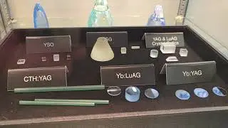 Laser and Magneto-Optic Crystals YSO, TGG, YAG, LuAG, CTH:YAG, Yb:LuAG, and Yb:YAG
