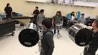 SHS Winter Percussion 2017 Stand Still Practice Run (March 29th, 2017)