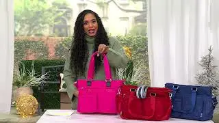 IHKWIP Cargo Catchall Tote with Two Crossbody Straps on QVC