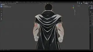 Stylized Anime Warrior Character Hand Painted 3D Model