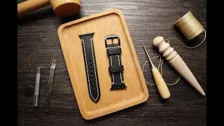 Review watch bands Black | Bamboo Leather