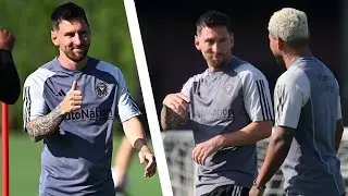 LIONEL MESSI was seen RETURN to full team training today ahead DC United ⚽