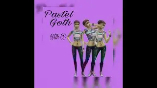 THE SIMS 4 | CREATE A SIM | PASTEL GOTH | WITH CC