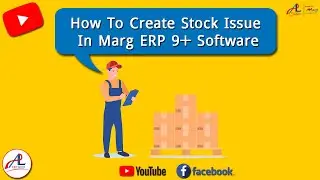 How To Create Stock Issue Entry In Marg ERP 9+ | #adltechno