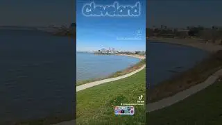 Lake Erie Downtown Cleveland and Edgewater Park & Beach #outdoors #nature #water